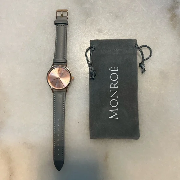 Monroe & Main | Accessories | Solrose Charcoal Leather  display picture 3